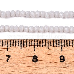 Opake einfarbige Nachahmung Jade Glasperlen Stränge&nbsp;EGLA-A044-P1mm-D19