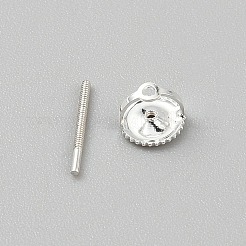 925 Sterling Silber Ohrstecker mit Stiften&nbsp;STER-WH20005-03S