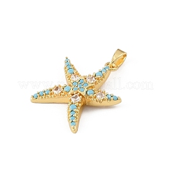 Pendentifs en laiton et strass style océan&nbsp;RB-CBA4B36-04G-07