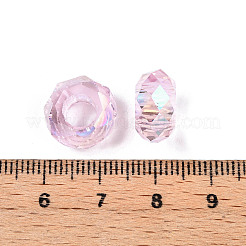 Perle di vetro trasparente europei&nbsp;GPDL-N005-D14mm-A02