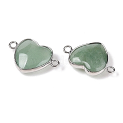 Natürlicher grüner Aventurin Liebesherzanhänger&nbsp;G-T138-205I-P