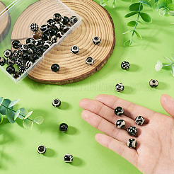 48 filo di perline dzi in stile tibetano&nbsp;G-TA0003-30