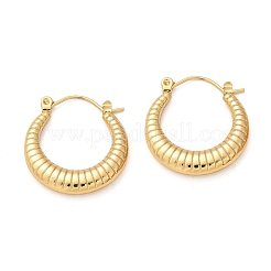 Boucles d'oreilles créoles en acier inoxydable 304 pour femmes&nbsp;EJEW-L296-044G