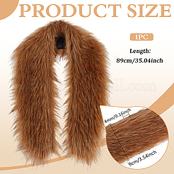 Kragen aus Polyester-Kunstpelz&nbsp;AJEW-WH0709-230A