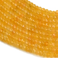 Gefärbt natürlichen weißen Jade Perlen Stränge&nbsp;GG-CBAF9EE-A02-3x4mm