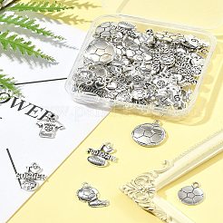 Tibetischer stil Aluminium Anhänger & Charms&nbsp;TIBEP-FS0001-33