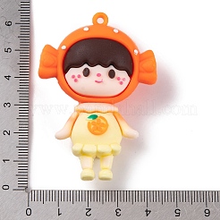 Mädchenpuppe Anhänger aus PVC-Kunststoff&nbsp;KY-S172-12B