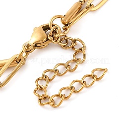 Bracelets à chaînes multibrins en acier inoxydable 304&nbsp;BJEW-G711-03A-G