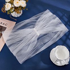 Abnehmbare Schals aus Polyester mit Perlentüll&nbsp;AJEW-WH0314-448A