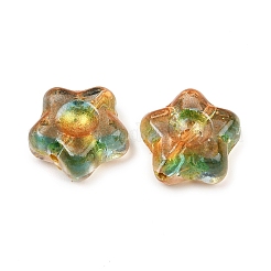 Perline di vetro intrecciate in metallo dorato e placcato&nbsp;EGLA-T029-02E