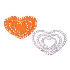 Herzrahmen Kohlenstoffstahl Stanzformen Schablonen&nbsp;X-DIY-M011-22
