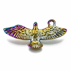 Regenbogenfarbene legierung anhänger&nbsp;PALLOY-S180-027-RS