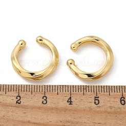 Stämmige Manschettenohrringe aus Messing mit Gestellbeschichtung für Damen&nbsp;EJEW-G288-14G