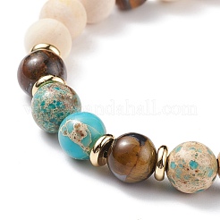 Armband aus Naturholz&nbsp;BJEW-JB08210