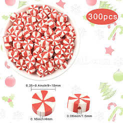 300 Stück handgefertigte Fimo-Perlen&nbsp;CLAY-PA0001-20