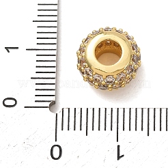 Ottone pave perline cubic zirconia europee&nbsp;CU-CBA0A9C-10G-B