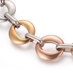 PVD-Vakuumplattierung von Armbändern aus Edelstahl 304&nbsp;BJEW-H600-14