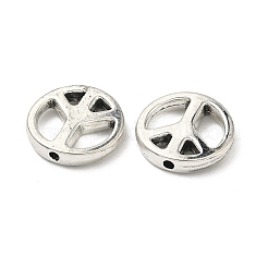 Perline in lega stile tibetano&nbsp;TIBEB-A14187-AS-RS
