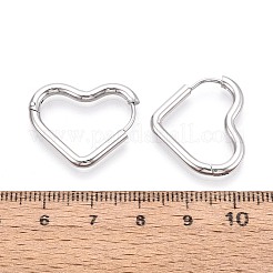 Pendientes de aro de acero inoxidable 304&nbsp;STAS-T074-52P