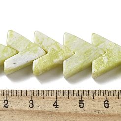 Natürliche Zitronen Jade Perlen Stränge&nbsp;G-H074-B01-01