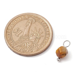 Facettierte natürliche gemischte Edelstein Sternschliff runde Charms&nbsp;PALLOY-JF02723-01