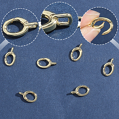 8 anneau de porte à ressort en laiton&nbsp;KK-BBC0028-43G