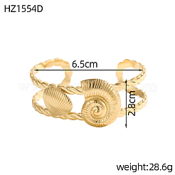 Brazaletes de puño de acero inoxidable&nbsp;STAS-OY011-45G