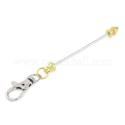 Decorazioni pendenti con perline in lega&nbsp;LS-KEYC-D288-01G