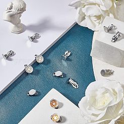 100 pièce de boucles d'oreilles à clip en acier inoxydable 316&nbsp;STAS-UN0034-23