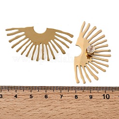 Pendientes de acero inoxidable 304 para mujer&nbsp;EJEW-K296-10G