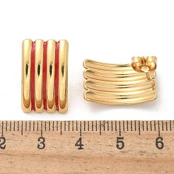 Pendientes de botón de acero inoxidable 304&nbsp;EJEW-A130-03B-G