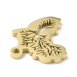 Ionenplattierung (IP) 304 Edelstahlanhänger&nbsp;STAS-D007-06G