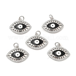 Colgante micropavé cubic zirconia de latón&nbsp;KK-E068-VB080-2
