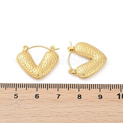 Boucles d'oreilles créoles en acier inoxydable 304 pour femmes&nbsp;EJEW-U046-06B-G