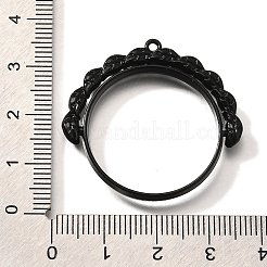 Pendentifs de lunette ouverte en alliage&nbsp;PALLOY-I223-12EB