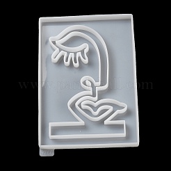 Abstrakte Kunst menschliches Gesicht Display Dekoration DIY Silikonformen&nbsp;LS-SIMO-C011-02