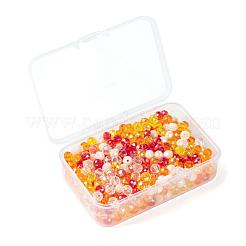 500pcs 5colors galvanisieren Glasperlen&nbsp;EGLA-LS0001-01C