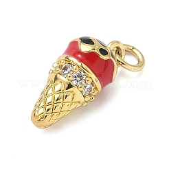 Pendentifs avec zircon cubiques à micro-pavés en laiton&nbsp;LS-KK-H255-03G-01