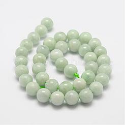 Myanmar natural jade / burmese jade cuentas hebras&nbsp;G-F306-13-10mm