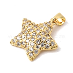Messing micro pave klare zirkonia anhänger&nbsp;KK-A296-10B-G