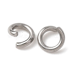 Anneaux ouverts en acier inoxydable 304 résistant au ternissement&nbsp;STAS-R049-4x0.8mm