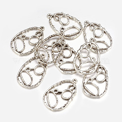 Tibetischer stil Aluminium Anhänger & Charms&nbsp;EA10905Y