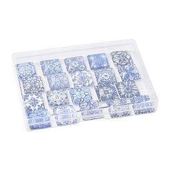 20 Stück Glaskabochons&nbsp;GLAA-FS0002-59