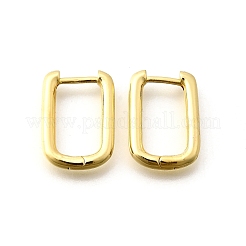 Latón pendientes de aro Huggie&nbsp;X-EJEW-F245-04G-A