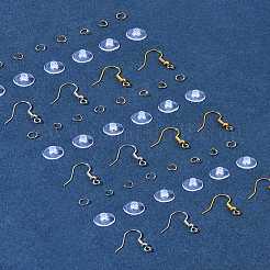 60 pcs laiton boucle d'oreille crochets&nbsp;DIY-FS0007-61