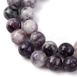 Perles naturelles de perles de lépidolite&nbsp;X-G-G284-A02-8mm