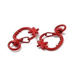 Drehbare Karabinerverschlüsse aus spritzlackierter Legierung&nbsp;X-FIND-A027-03