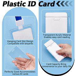 140 carte d'identité en plastique&nbsp;AJEW-WA0001-25