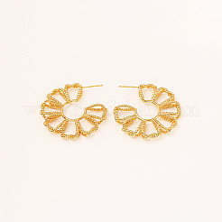 Orecchini a bottone in ottone da donna&nbsp;WGB854C-01