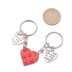 Llavero de resina y aleación para el día de San Valentín&nbsp;KEYC-JKC01152